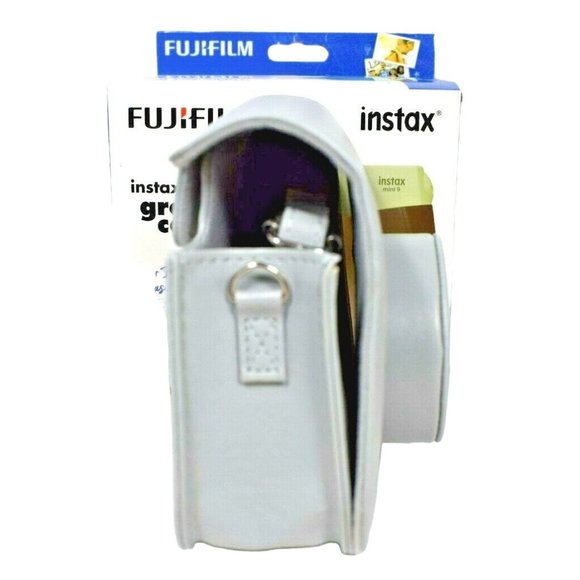 FujiFilm Instax Mini 9 Groovy Case in Smokey White Open Box - Picture 3 of 10